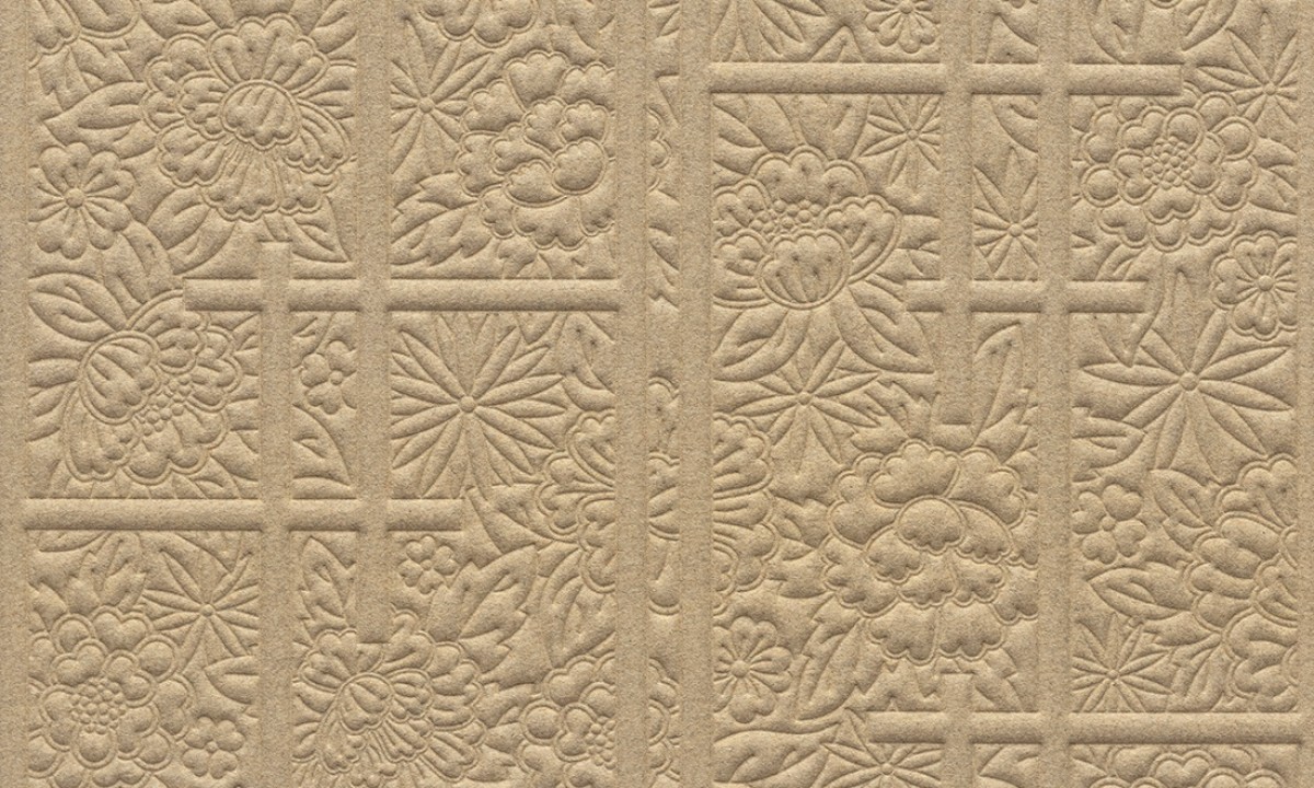 Moooi Wallcovering Tokyo Blue - Shoji Blossom MO3031 Ivory